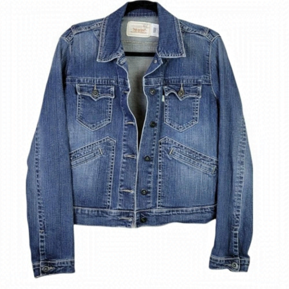 𝅺levi's Denim Jean Jacket Trucker Vintage M